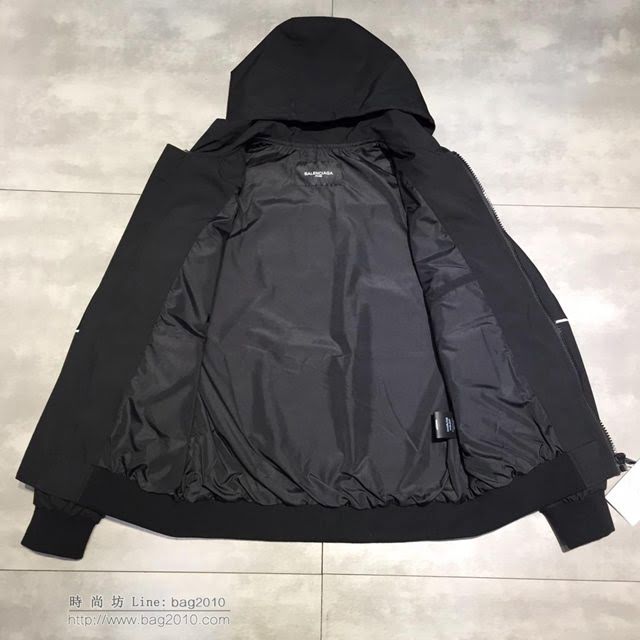 Balenciaga外套 專櫃同步 巴黎世家連帽外套 白色拉鏈上衣  tzy1683
